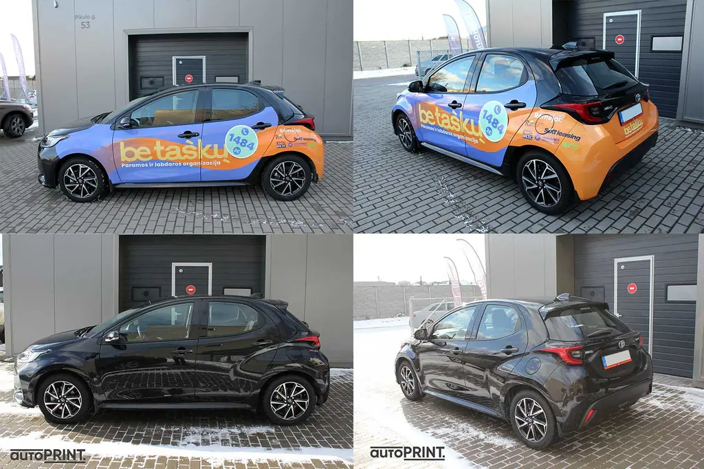Automobilio apklijavimas reklama – autoPRINT darbas
