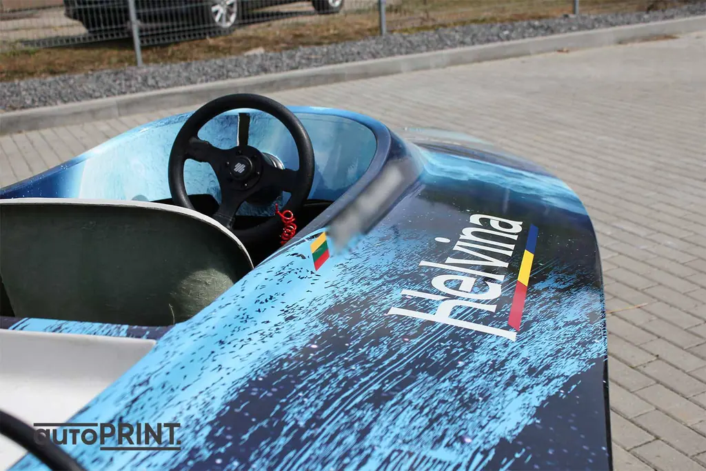 Kita – apklijavimas reklama, autoPRINT darbas