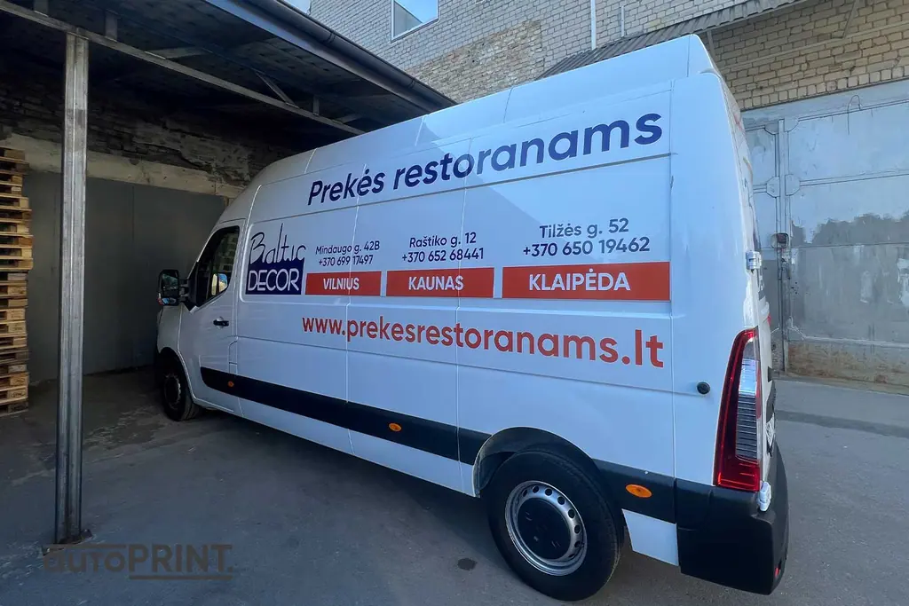 Didysis transportas – apklijavimas reklama, autoPRINT darbas