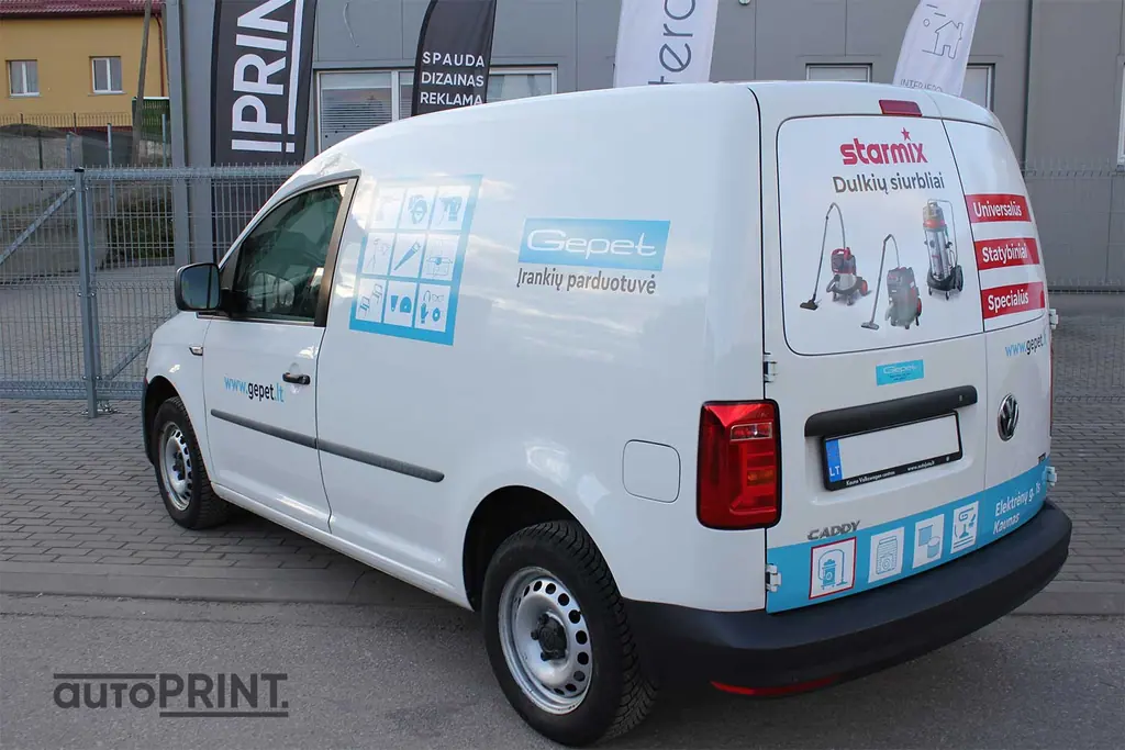 Automobilio apklijavimas reklama – autoPRINT darbas
