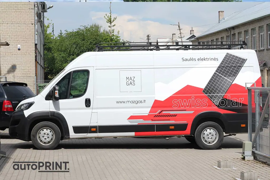 Didysis transportas – apklijavimas reklama, autoPRINT darbas