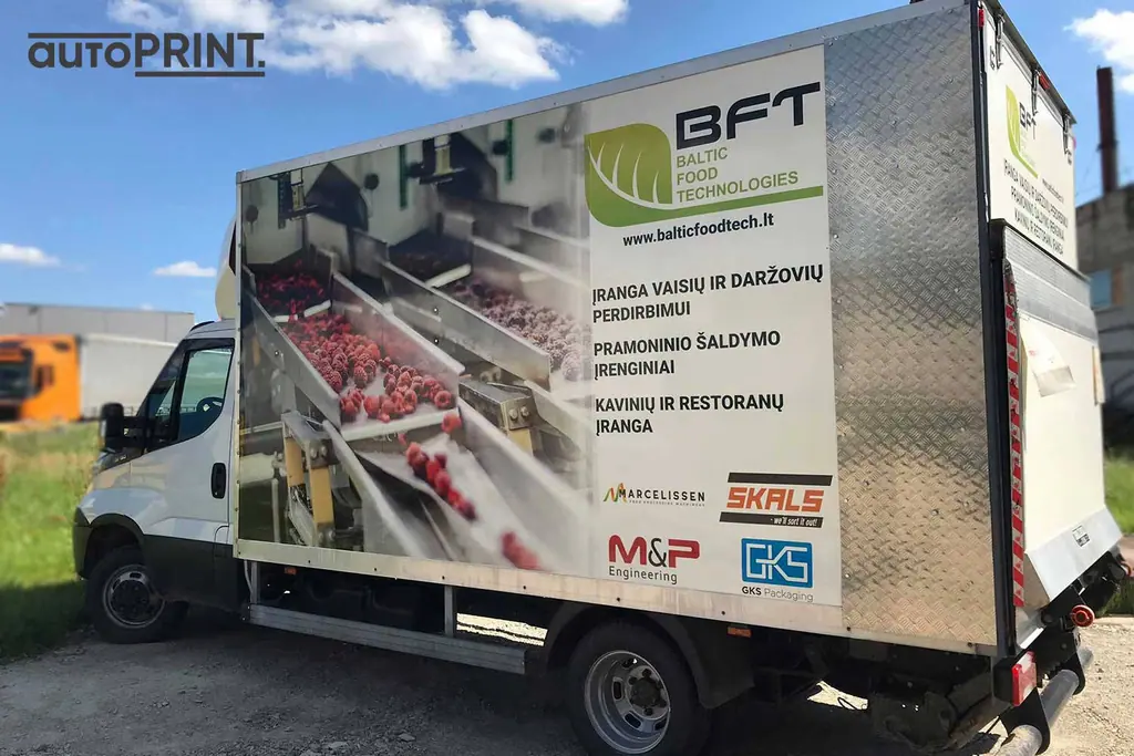Didysis transportas – apklijavimas reklama, autoPRINT darbas
